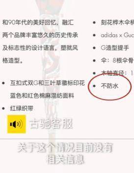 米乐m6古驰售价11100元联名款伞竟不防水！回应称有非常好的收藏价值网友：有种把消费者当傻瓜的感觉(图2)